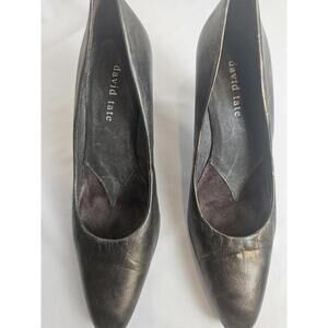David Tate Heels Metallic Brown Womens Size 6 Shoes